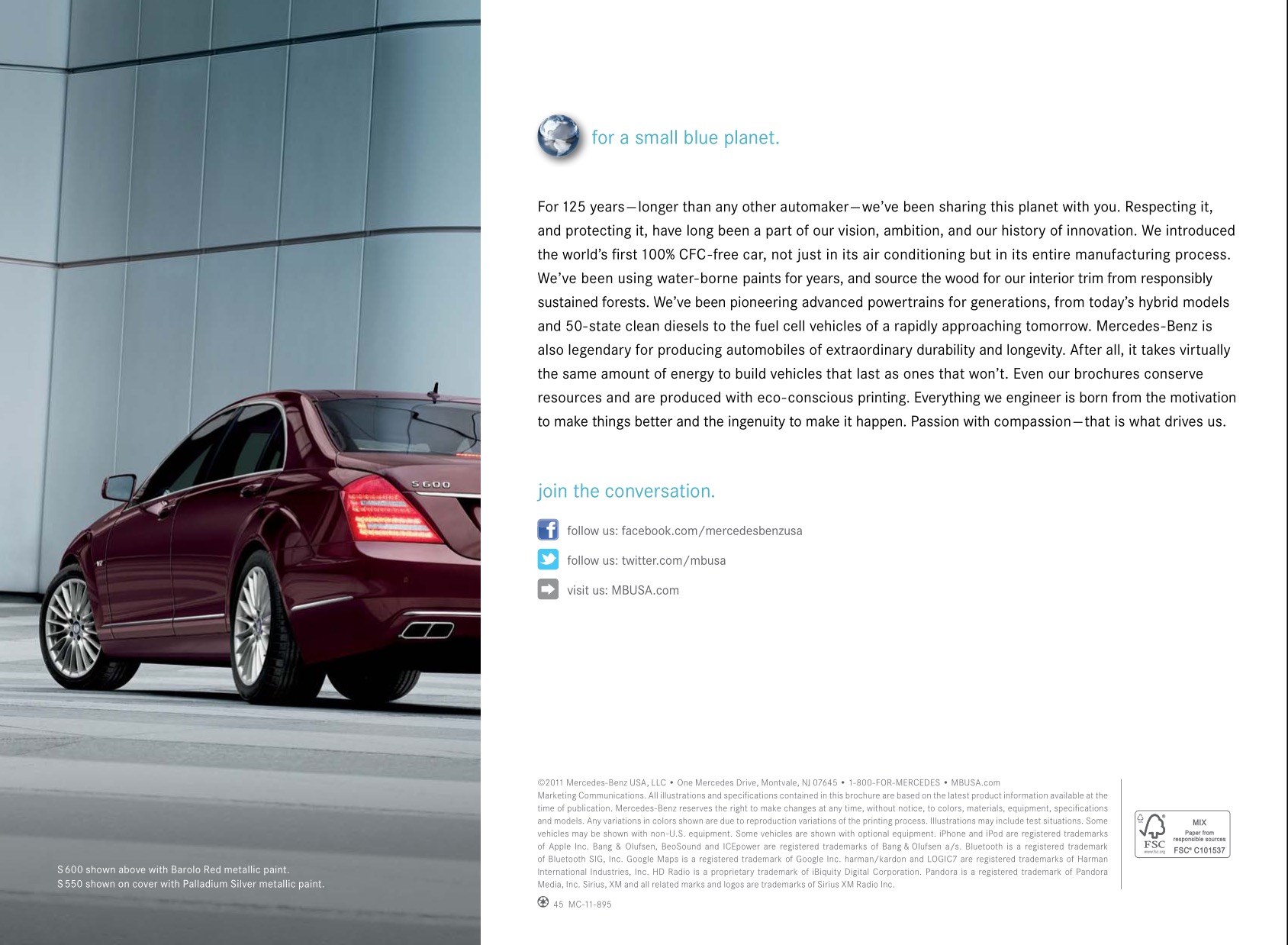 2012 Mercedes-Benz S-Class Brochure Page 10